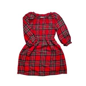 Old Navy Holiday Plaid Dress Girls 8